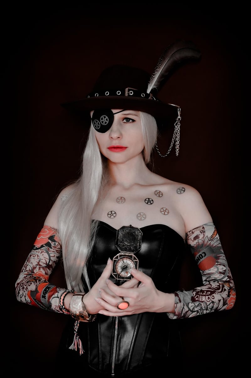 Steampunk casual outfit